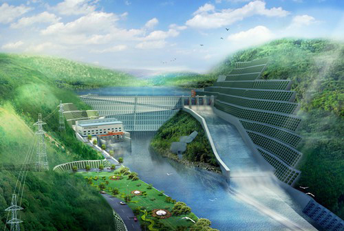 河西区街道老挝南塔河1号水电站项目